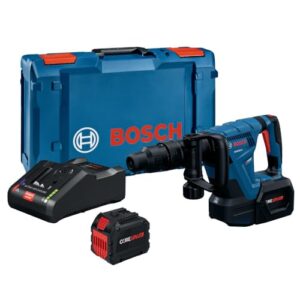 BOSCH GSH18V-5L212 PROFACTOR 18V SDS-max Demolition Hammer with L-Boxx-2 and (2) 12 Ah PROFACTOR Batteries