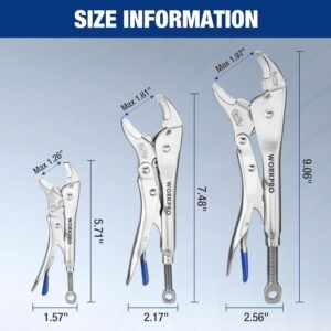 WORKPRO Locking Pliers: My Go-To Grip Set