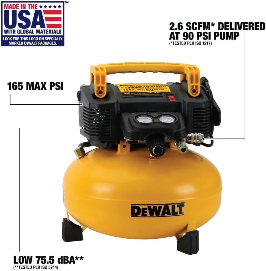 My Go-To Pancake Compressor: ​DEWALT 6-Gal Review