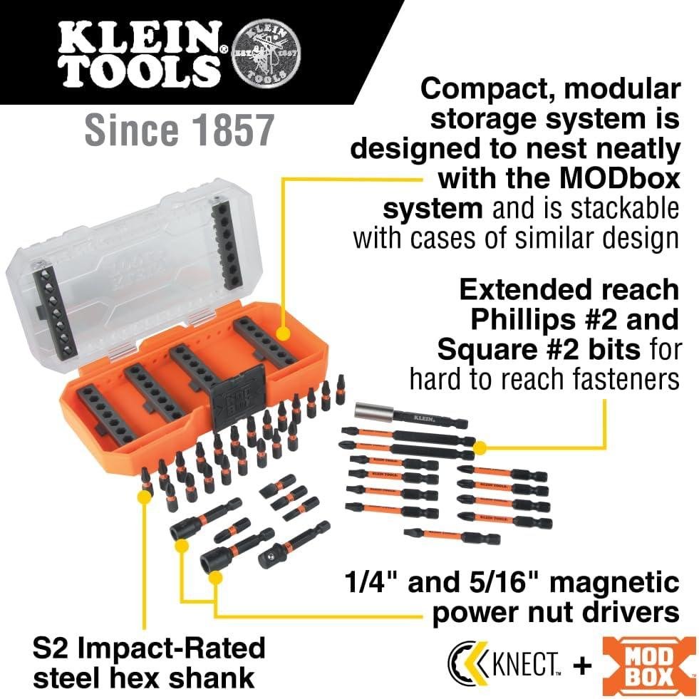 Klein Tools 33801: My Go-To 40-Piece Impact Bit Set 2 Klein Tools 33801: My Go-To 40-Piece Impact Bit Set