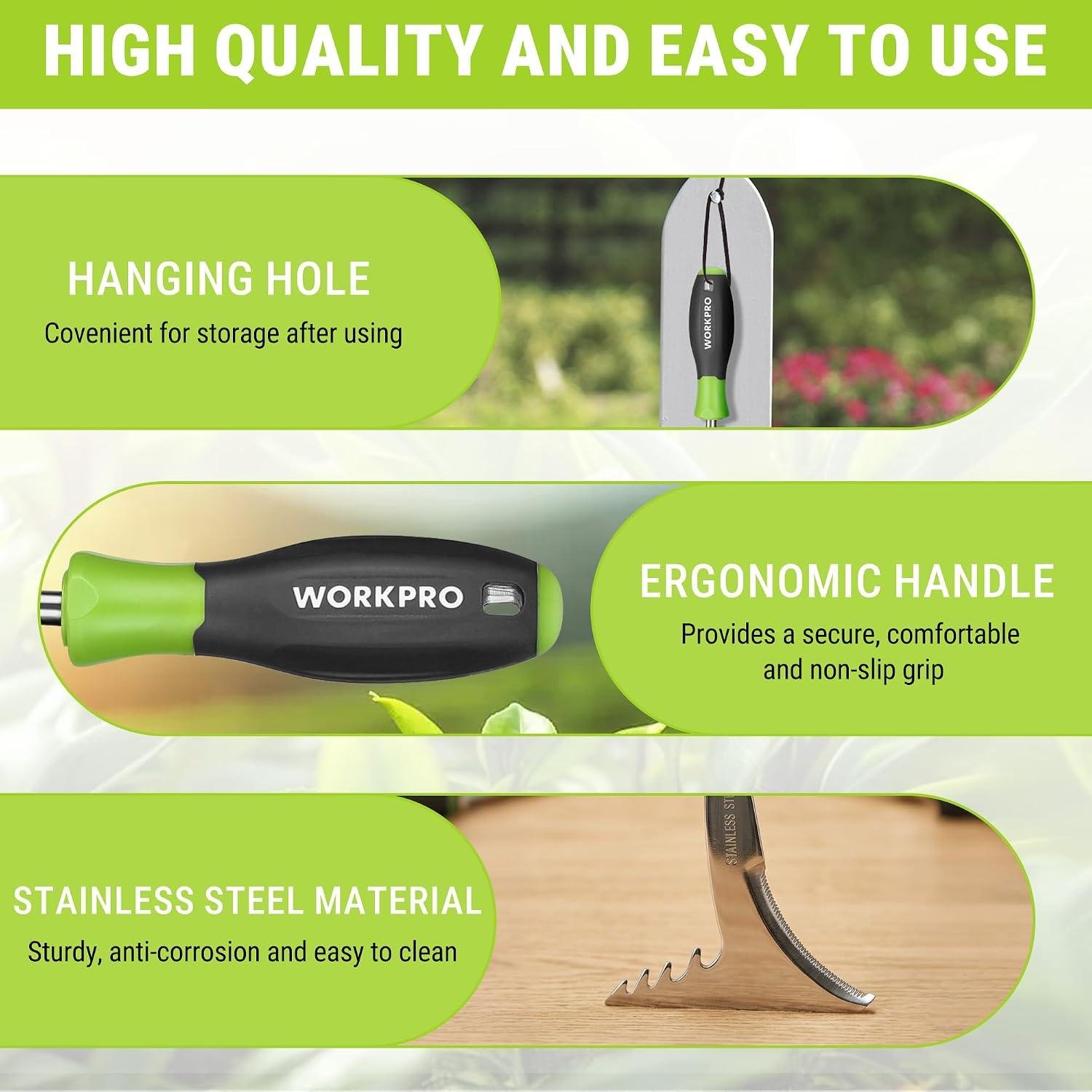 **I Pulled Weeds Fast With This WORKPRO Set** 9 **I Pulled Weeds Fast With This WORKPRO Set**