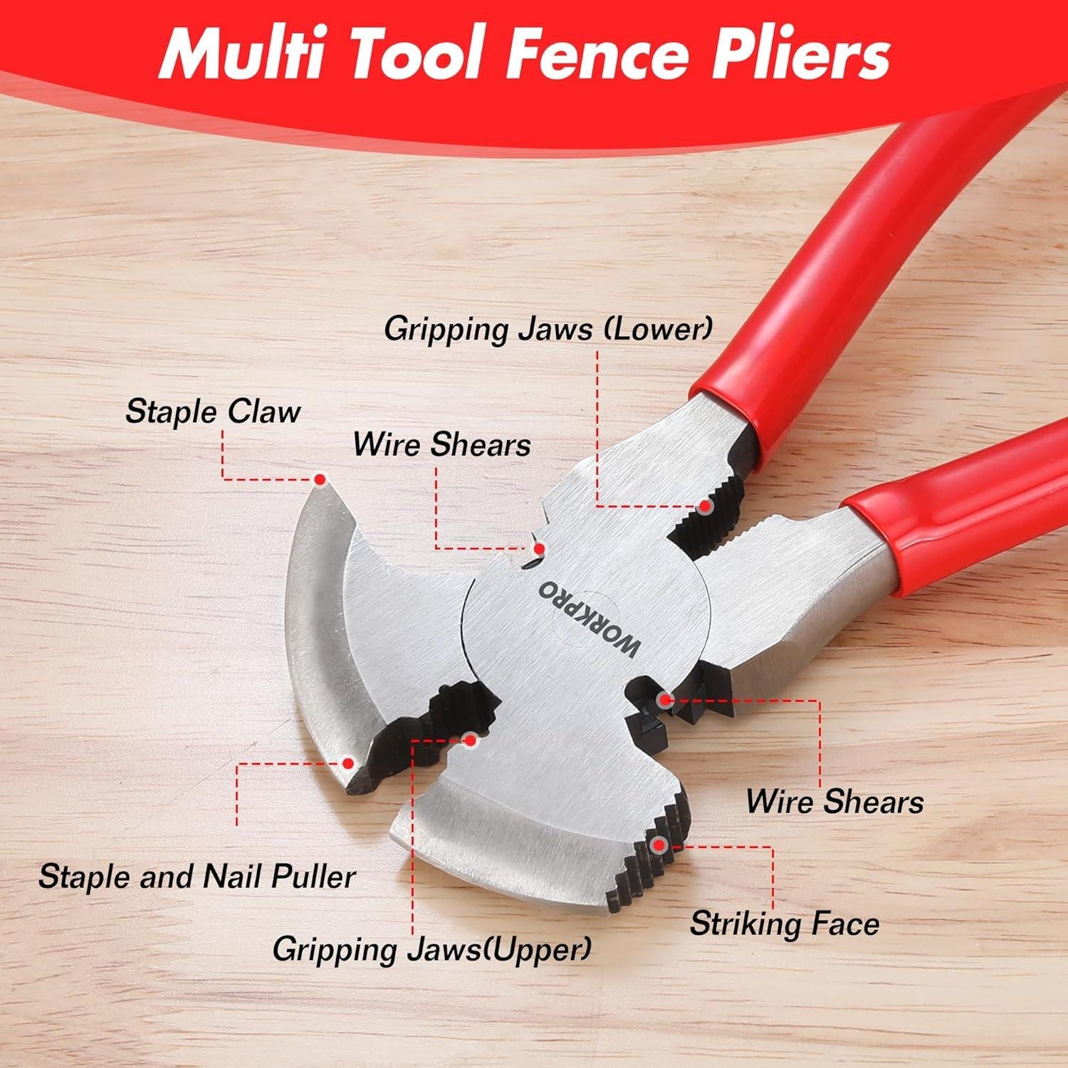 My Go-To Fencing Pliers: WORKPRO 10-Inch Review 1 My Go-To Fencing Pliers: WORKPRO 10-Inch Review