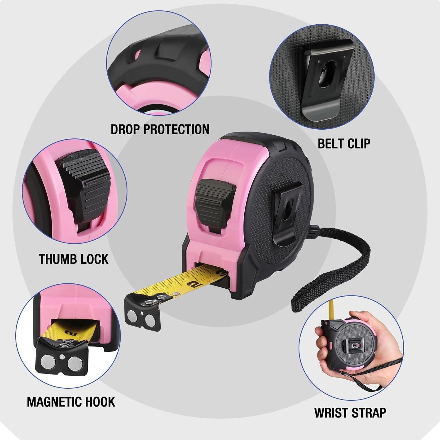 **This Pink Tape Measure Means Serious Business**