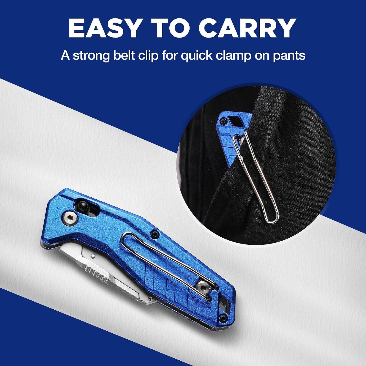 my Go-To Folding Utility ​Knife: WORKPRO Axis Lock