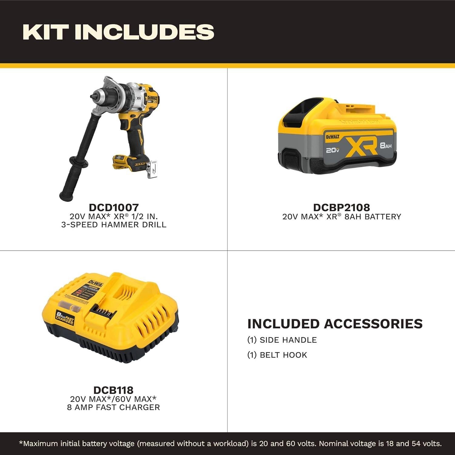 **This DEWALT‍ Hammer ​Drill ⁣Absolutely Means Business**