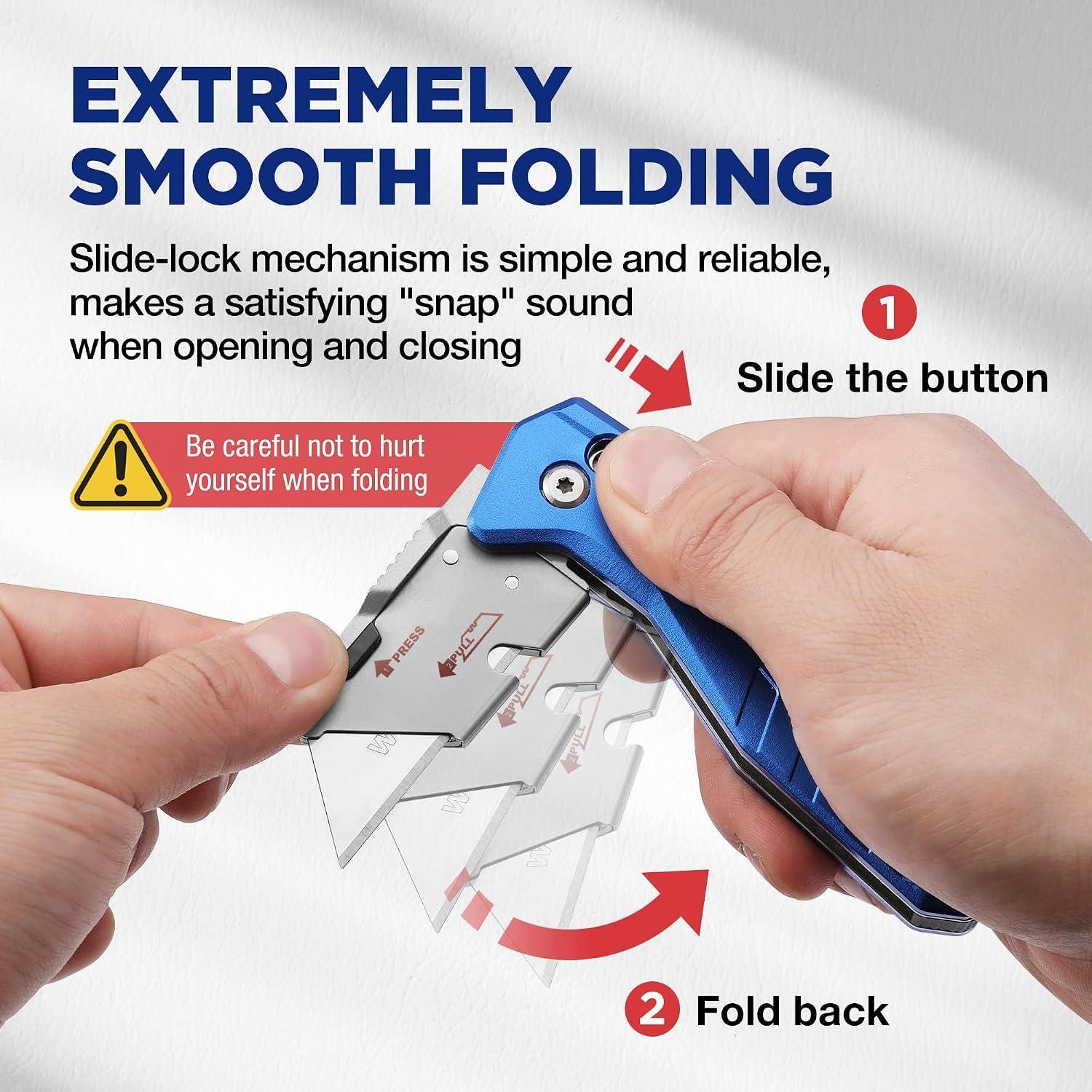 My Go-To folding⁣ Utility Knife: WORKPRO Axis Lock