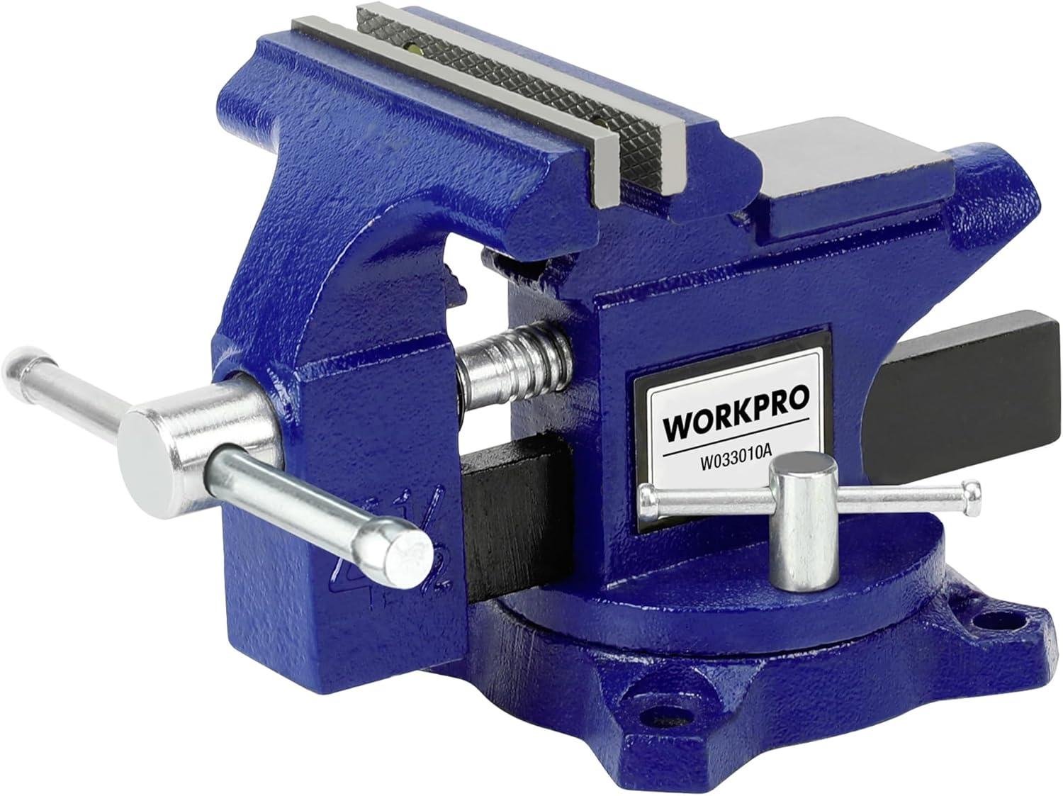 My Go-To Bench Vise: WORKPRO 4.5" Delivers! 3 my Go-To bench Vise: WORKPRO 4.5