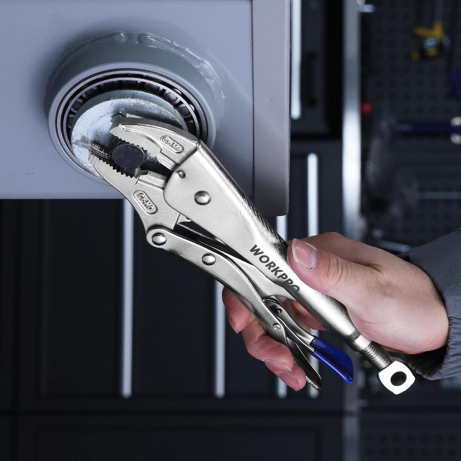 WORKPRO Locking Pliers: My Go-To Grip Set 5 WORKPRO Locking Pliers: My Go-To Grip Set