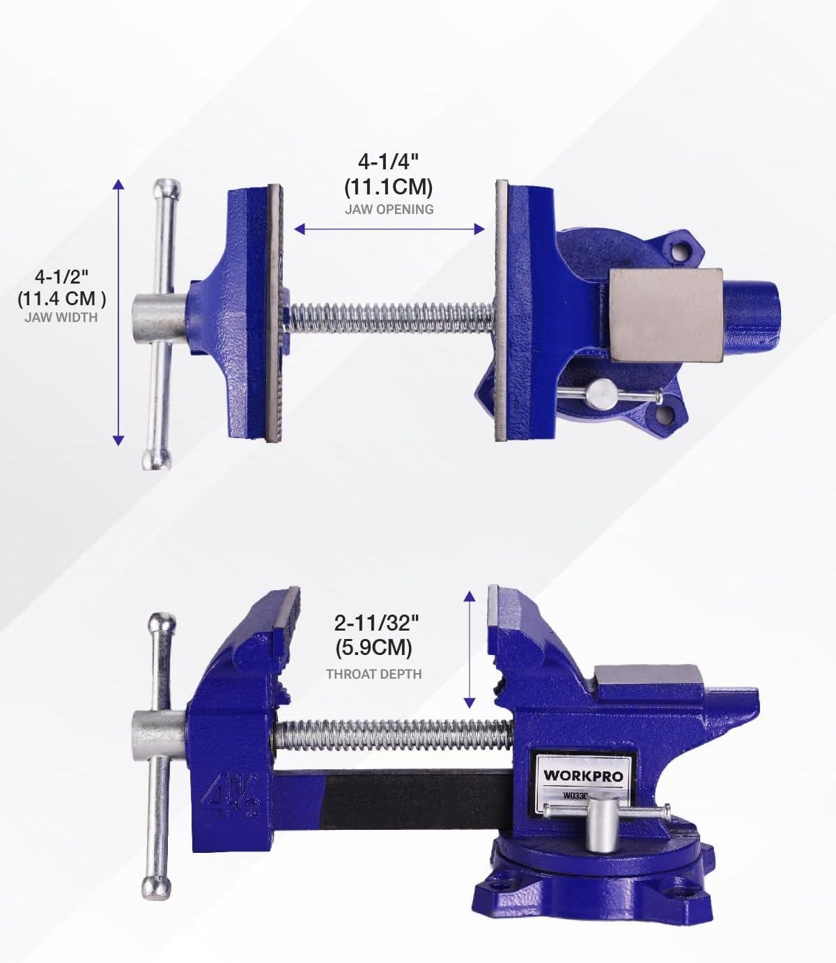 My Go-To Bench Vise: WORKPRO 4.5" Delivers! 7 My Go-To Bench Vise: WORKPRO 4.5