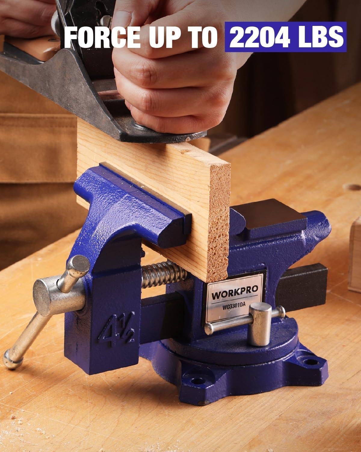 My Go-To Bench Vise: WORKPRO 4.5" Delivers! 8 My Go-To Bench Vise: WORKPRO 4.5