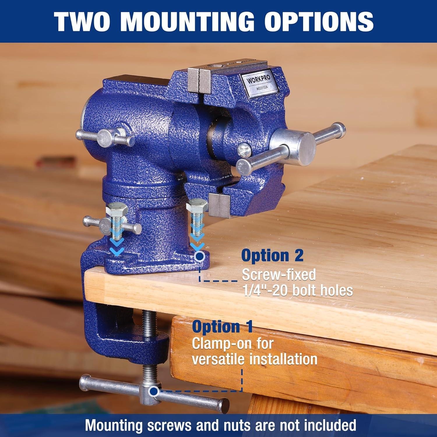 # My Go-To Mini Vise: WORKPRO Dual Jaws Reviewed 2 # My go-To Mini Vise: WORKPRO dual Jaws Reviewed