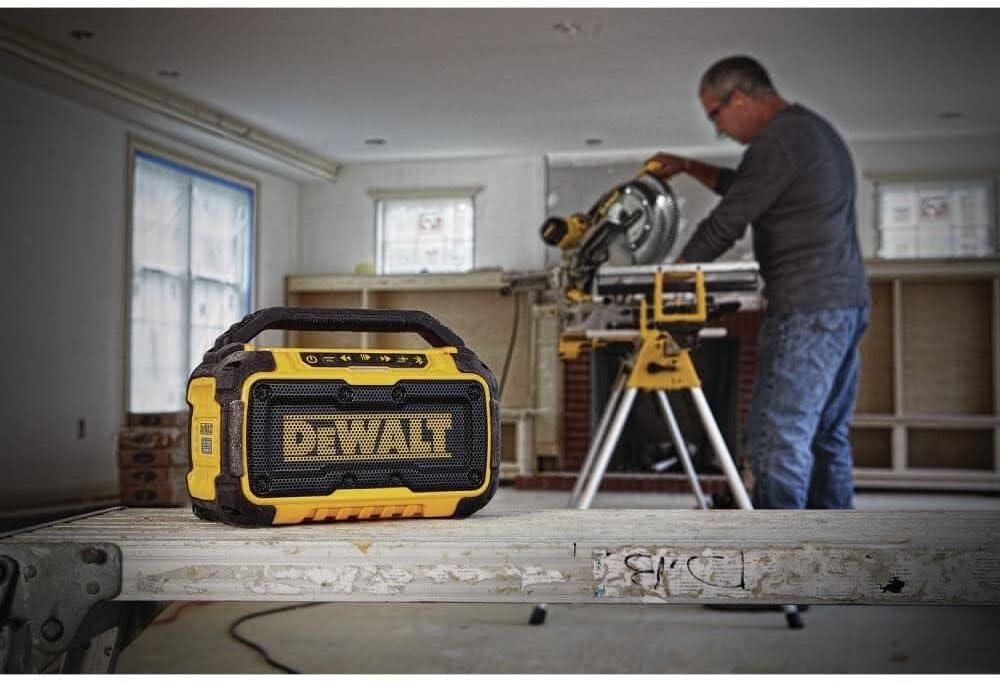 **I Blasted This DEWALT Speaker on⁣ My Jobsite**