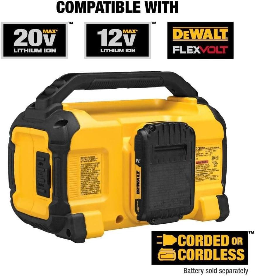 **I Blasted This DEWALT Speaker‌ on My Jobsite**