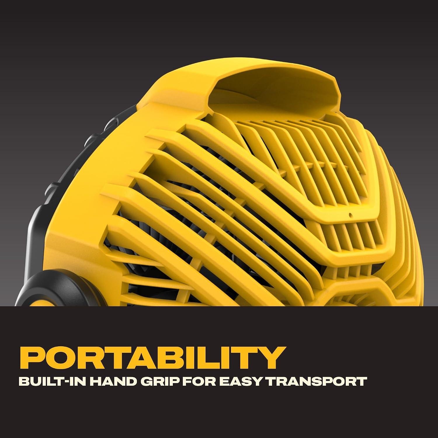 DEWALT 20V Fan Keeps‌ Me cool on the Job