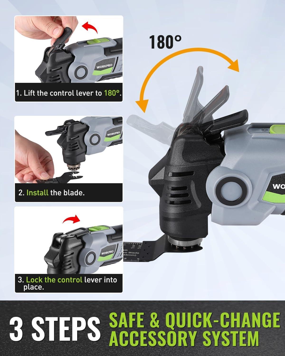 My Go-To Oscillating Tool: WORKPRO⁤ 20V Reviewed