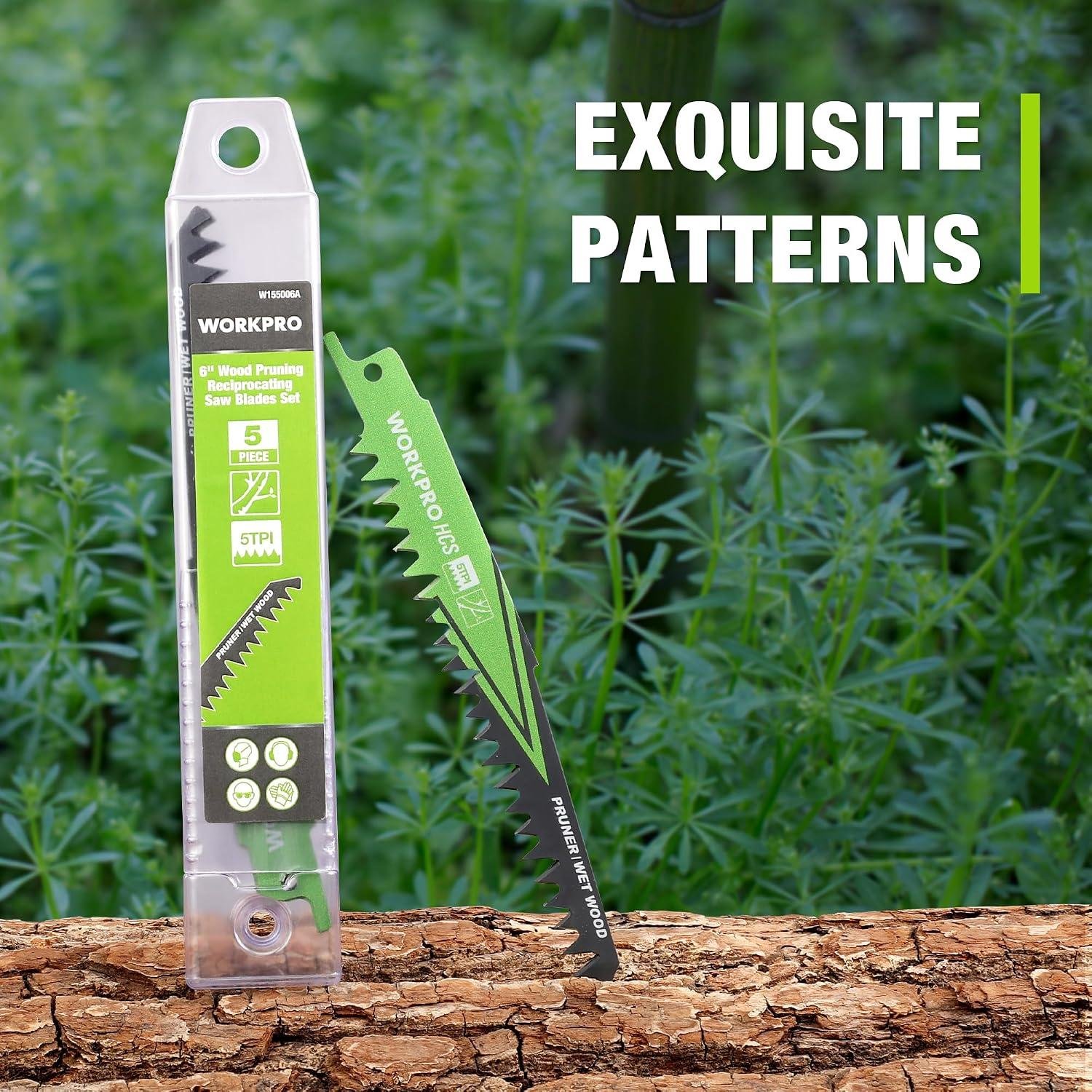 **These WORKPRO Blades Rip⁢ through Wet ⁢Wood‍ Fast**