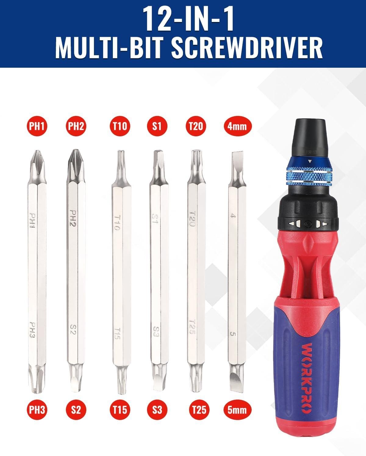 My Go-To Ratcheting Screwdriver: WORKPRO 12-in-1