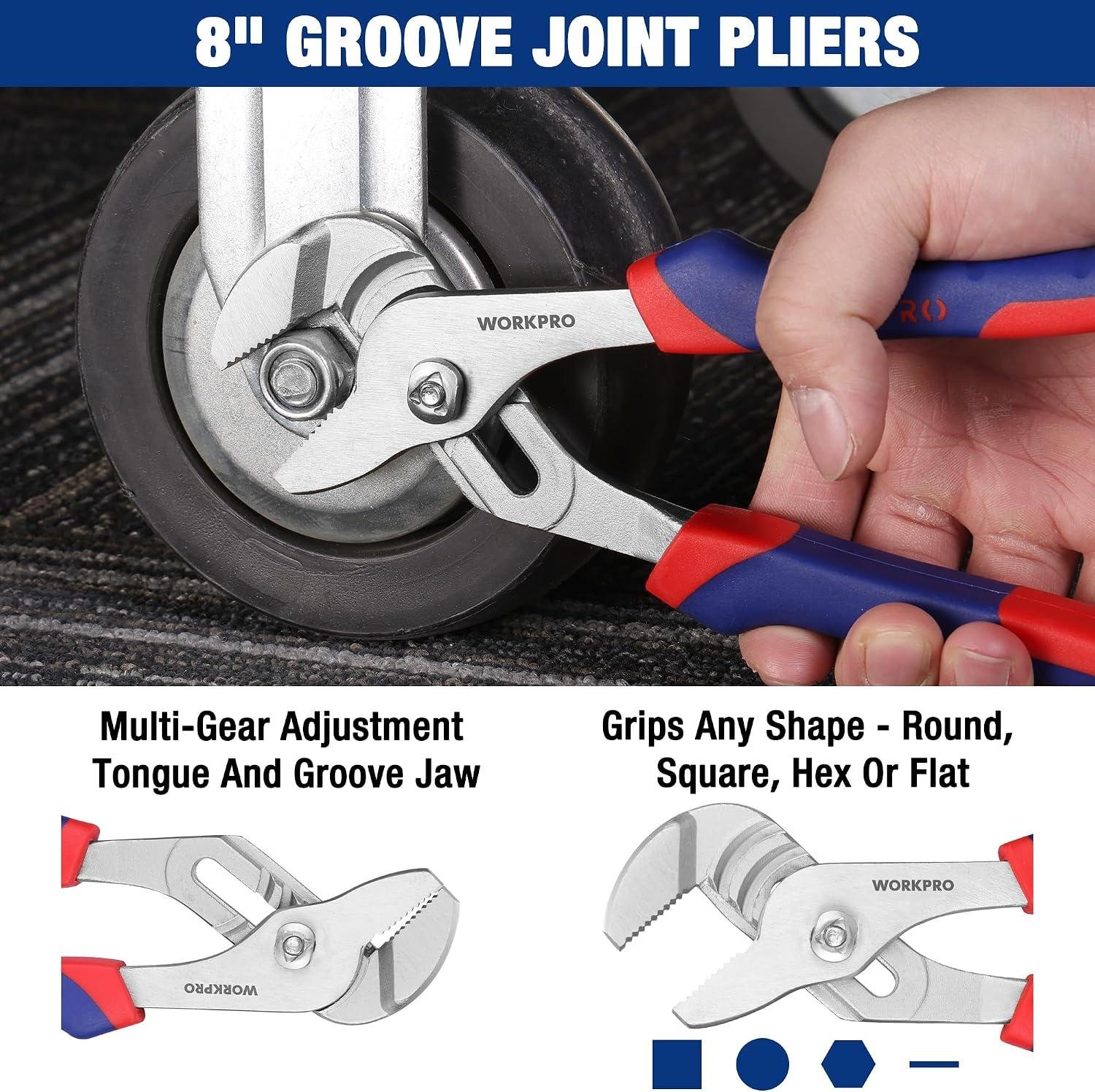 My Go-To Grip: WORKPRO 4-Piece Pliers Set Rocks