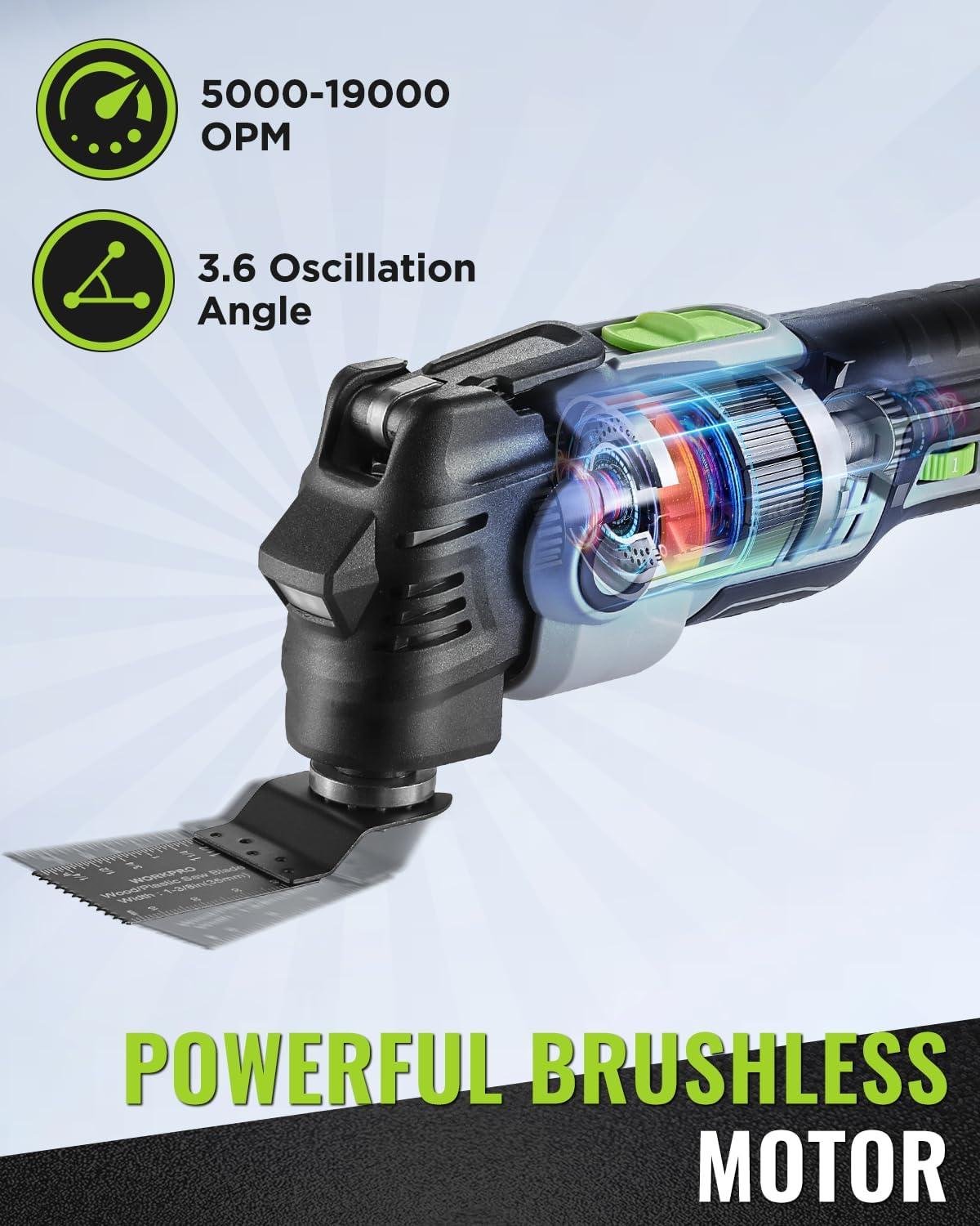 My Go-To Oscillating Tool: WORKPRO 20V Reviewed