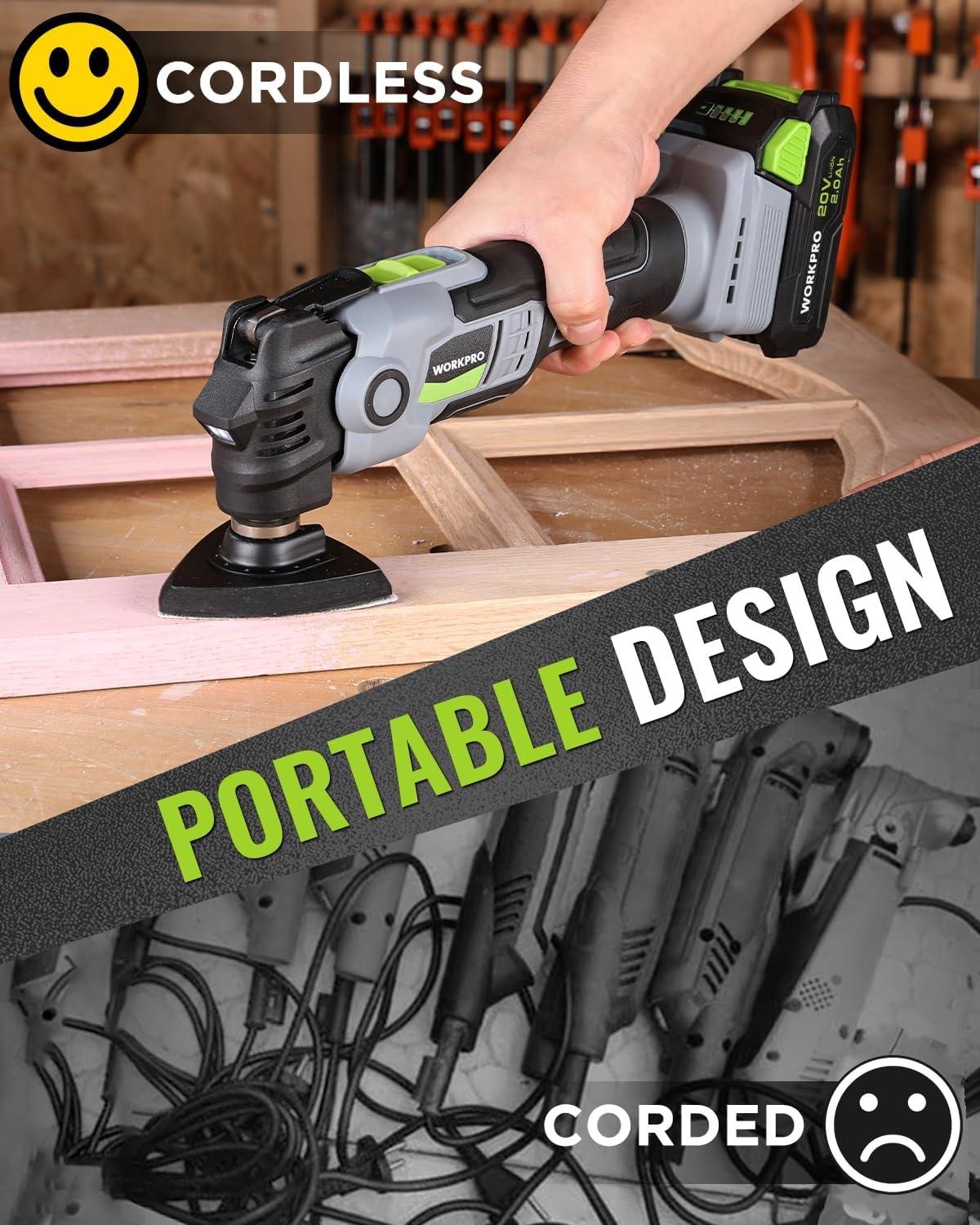My Go-To Oscillating Tool: WORKPRO 20V Reviewed