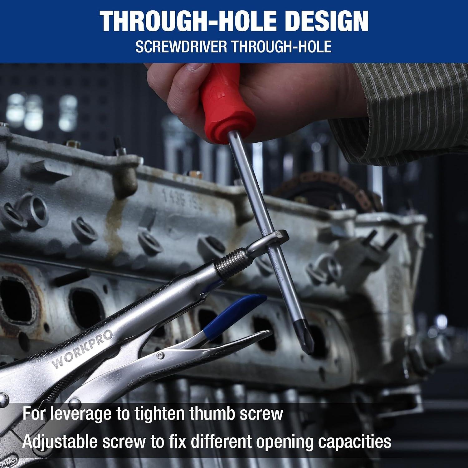 **My Go-To Grip: WORKPRO Locking Pliers deliver!**