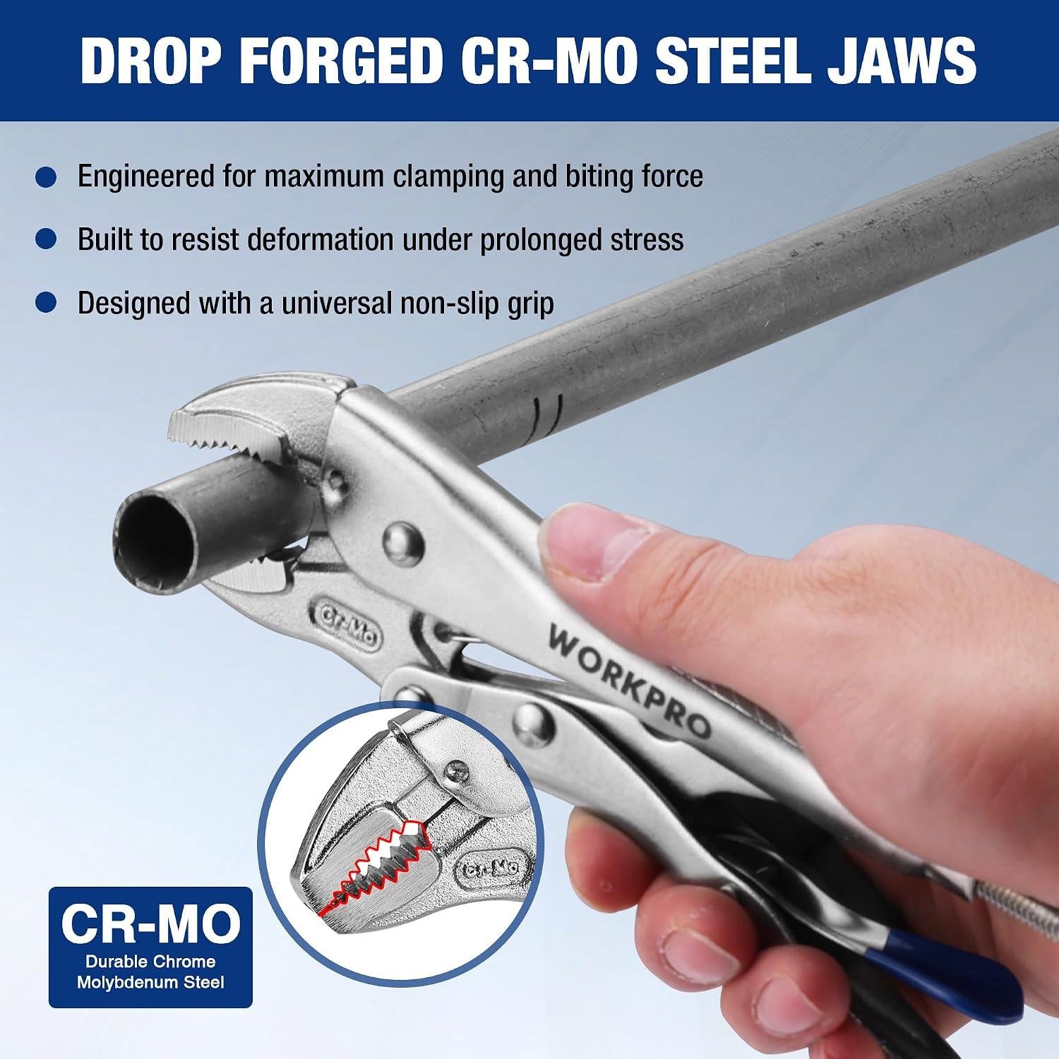 **My Go-To Grip: WORKPRO Locking Pliers Deliver!**