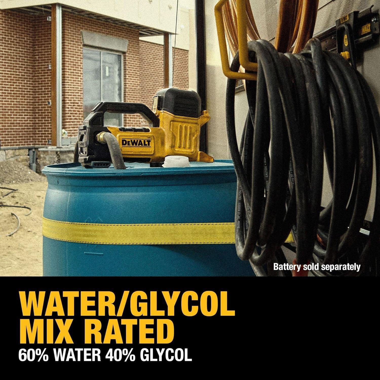 DEWALT 20V Pump: I'm Sold on 10 GPM Power 4 DEWALT 20V Pump: I'm sold on 10 GPM Power