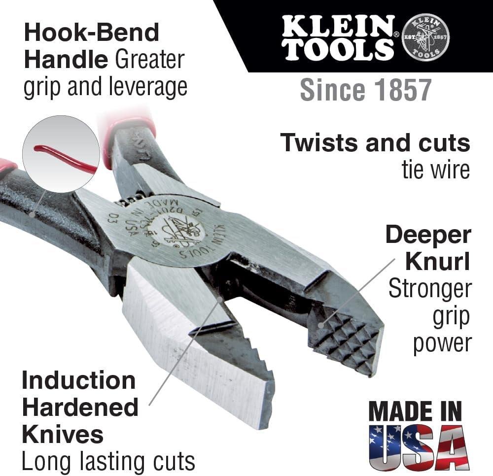 My Go-To Pliers for Rebar Work: Klein D201-7CSTA 2 My Go-To Pliers for Rebar Work: Klein D201-7CSTA