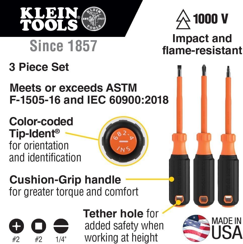 My Go-To 1000V Klein Screwdrivers Keep Me Safe 3 My Go-To 1000V Klein Screwdrivers Keep Me Safe