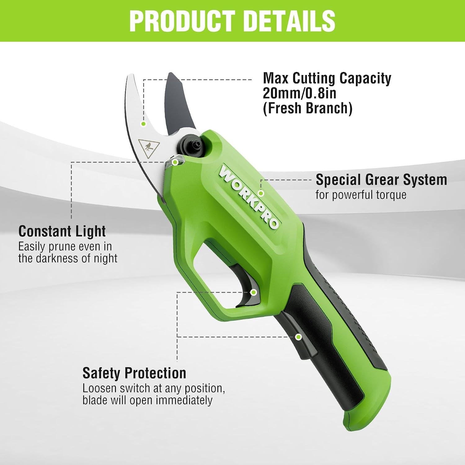I Tried WORKPRO Electric Pruners - Wow! 7 I Tried WORKPRO Electric Pruners - Wow!