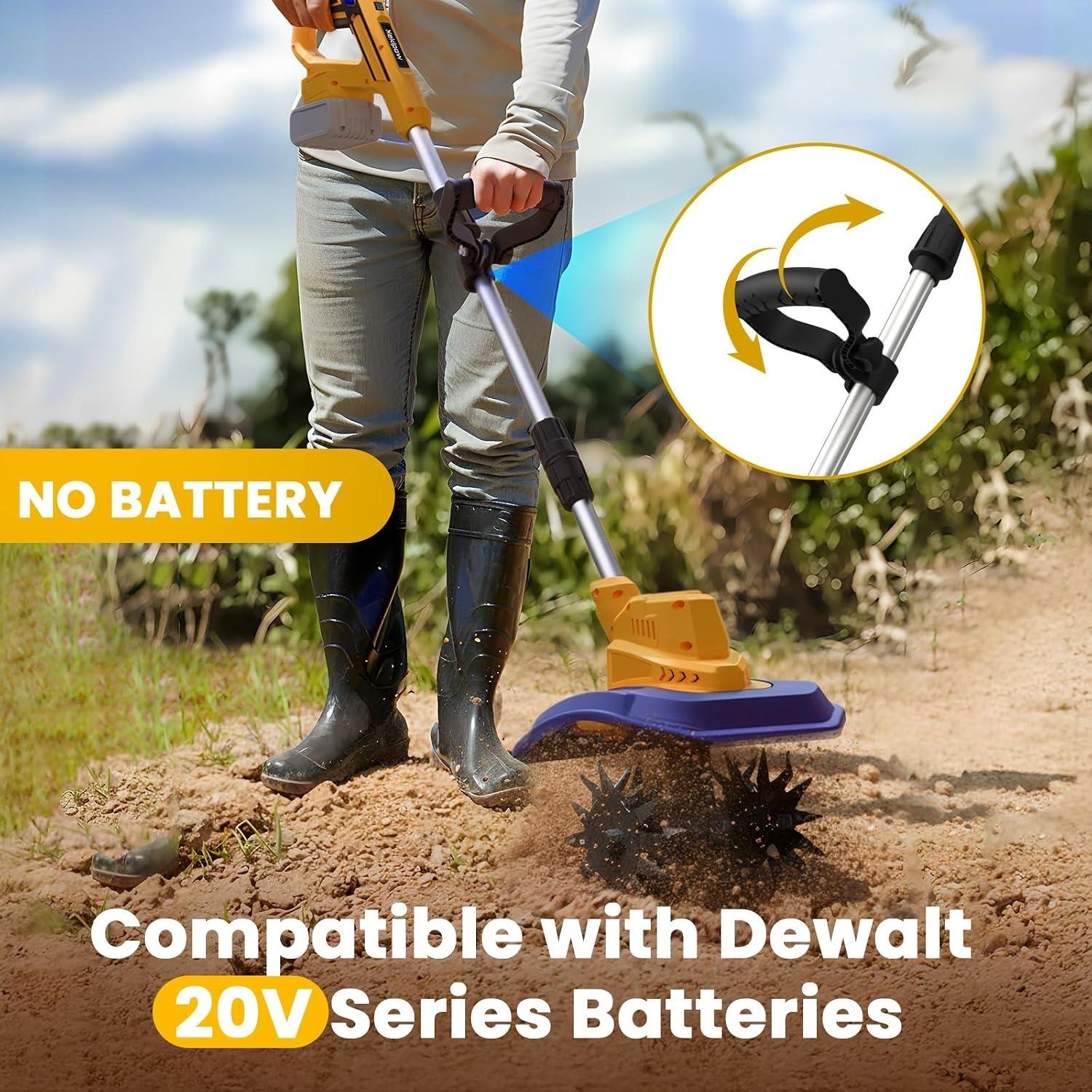 **I Tested This DeWalt-Powered Tiller - Wow** 8 **I Tested This DeWalt-Powered Tiller - Wow**