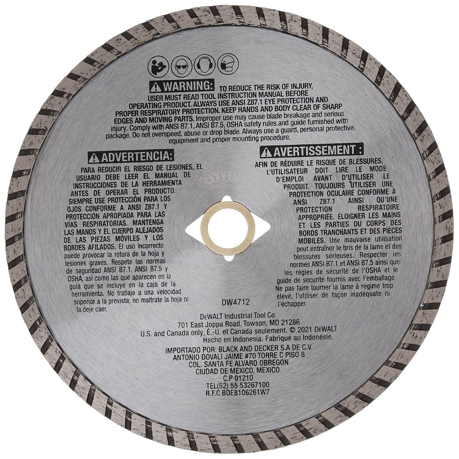 I Swear By This DeWalt 7" Diamond Blade 6 I Swear By This DeWalt 7