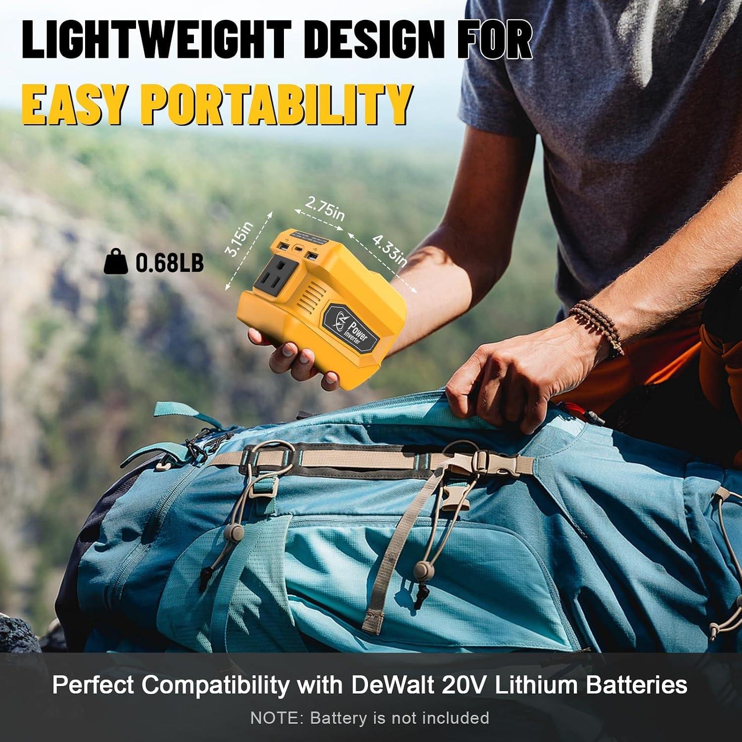 This Azocek Inverter runs My‌ DeWalt site ⁣Setup