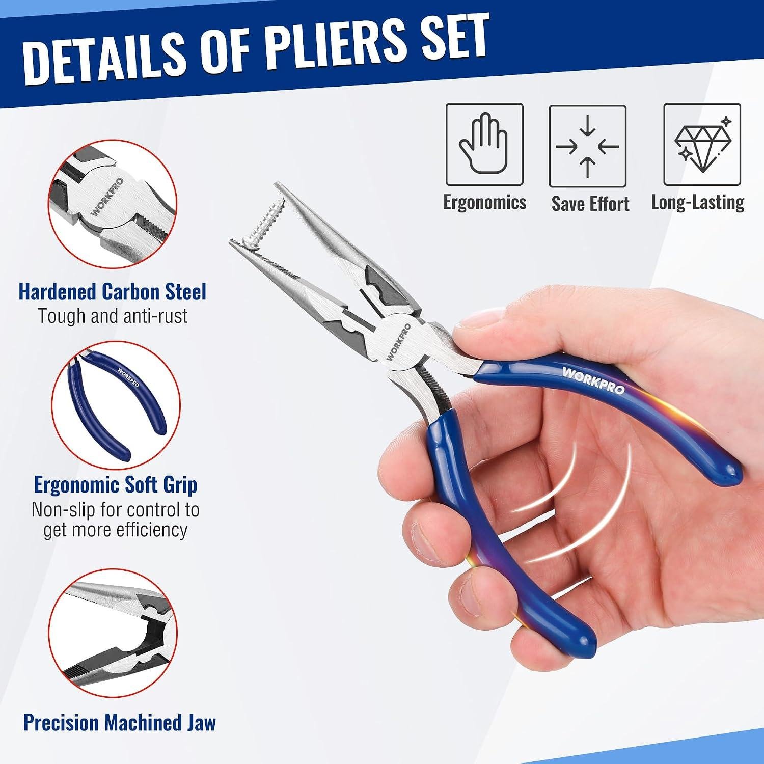 My WORKPRO 4-Piece Pliers Set: Built to Work Hard 4 My WORKPRO 4-Piece Pliers Set: Built to Work Hard