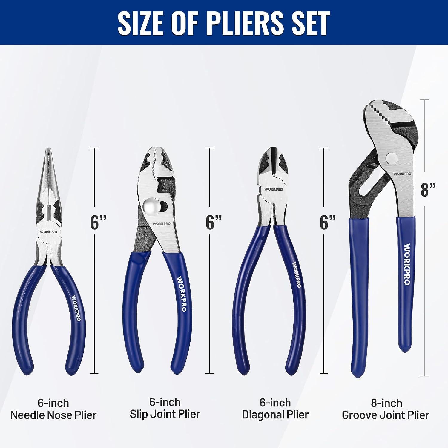 My WORKPRO 4-Piece Pliers Set: Built to Work Hard 5 My WORKPRO 4-Piece Pliers Set: Built to Work Hard