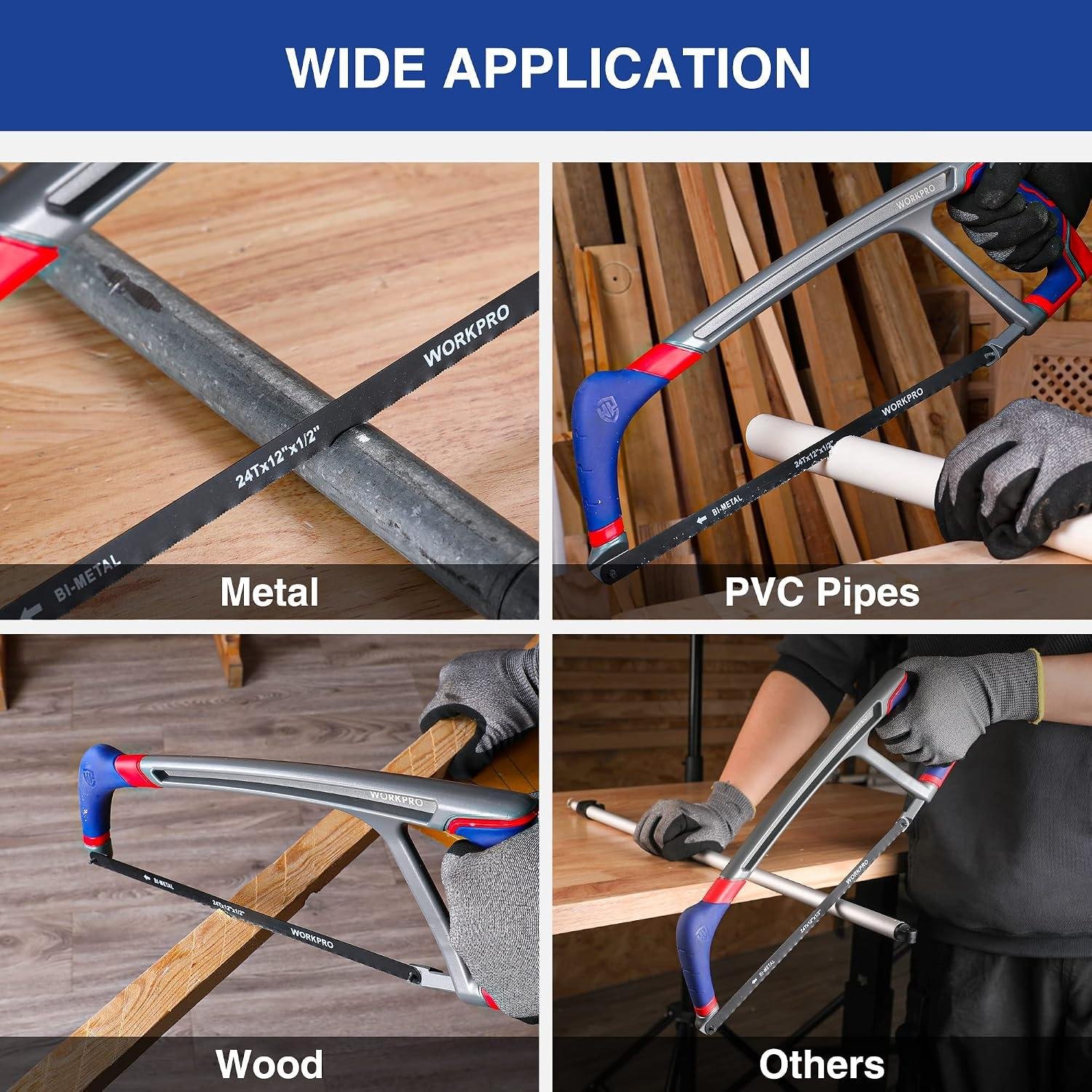 My Go-To Hacksaw: WORKPRO 12" Cuts Everything 7 My Go-To Hacksaw: WORKPRO 12