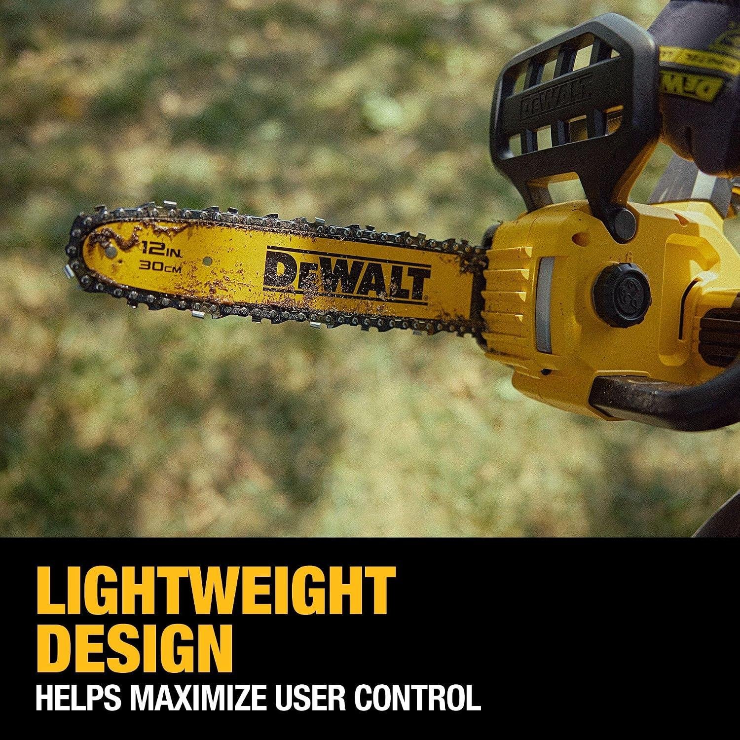 My go-To Cordless Chainsaw: DEWALT 20V MAX