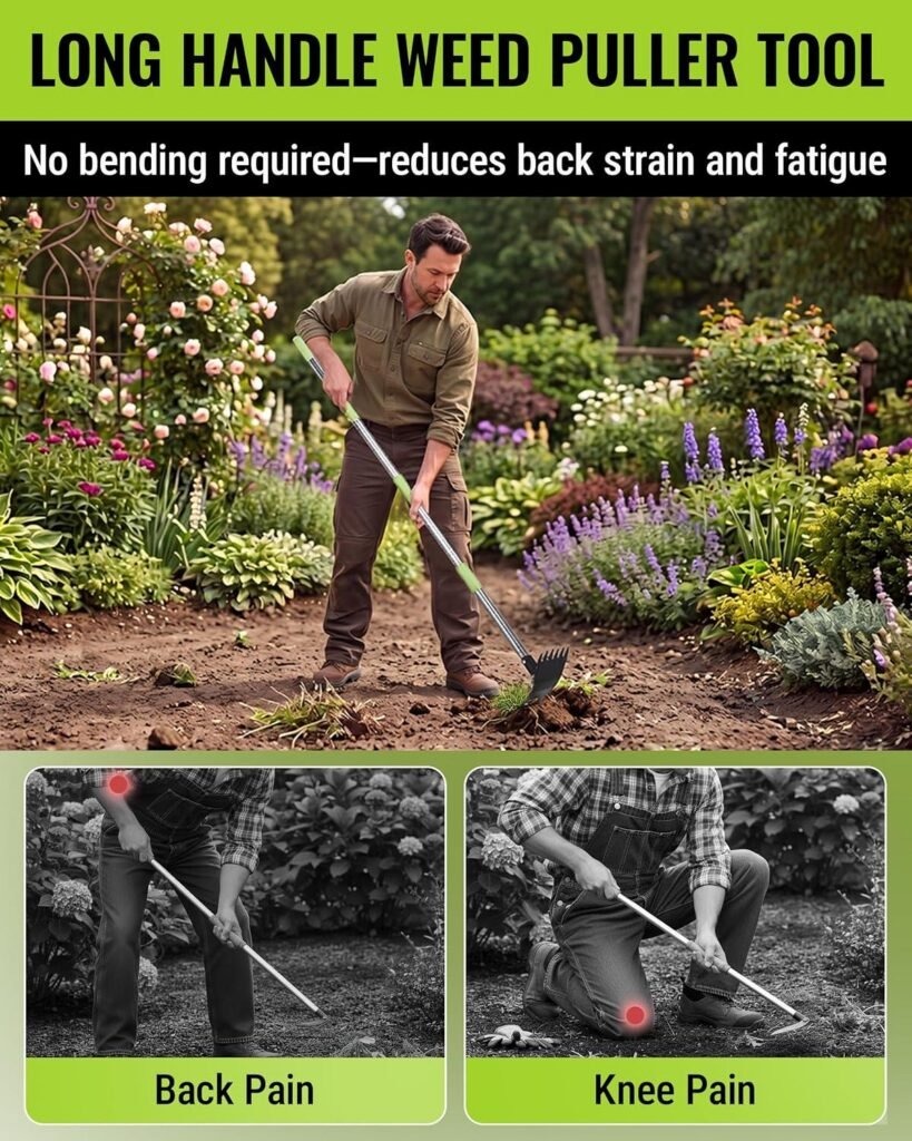 **I Tried WORKPRO’s 2-in-1 Weed Puller Tool**