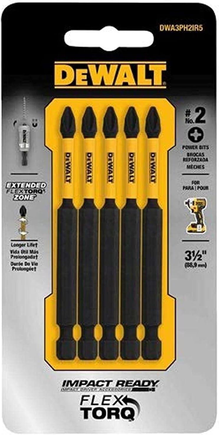 DEWALT DWA3PH2IR5 Review: 3.5-Inch Impact Bits for Deck Work