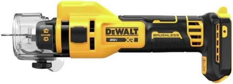 DEWALT DCE555B Review: Clean Cut-Outs for Drywall Pros