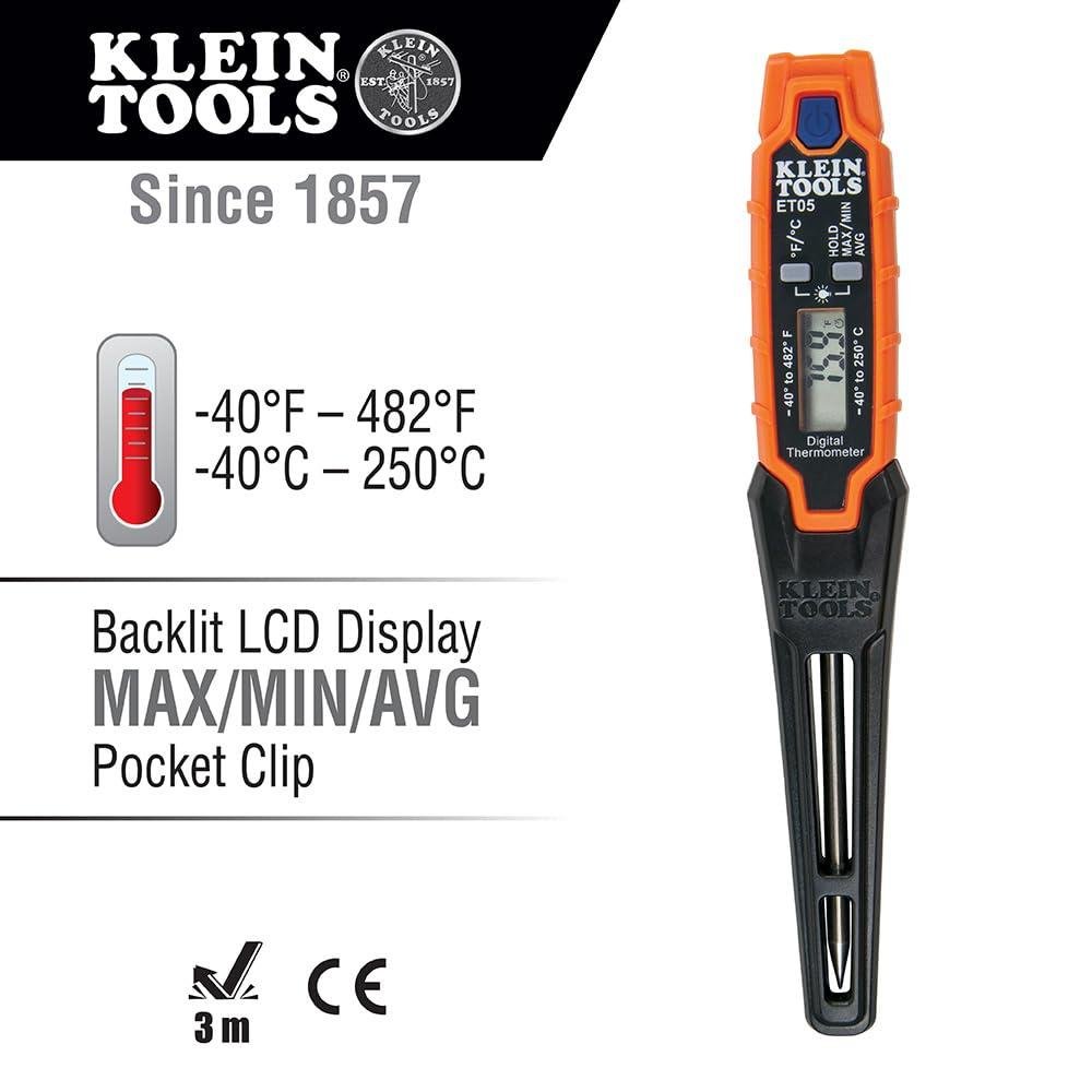 Klein Tools ET05 Review: Pocket Thermometer for HVAC Pros