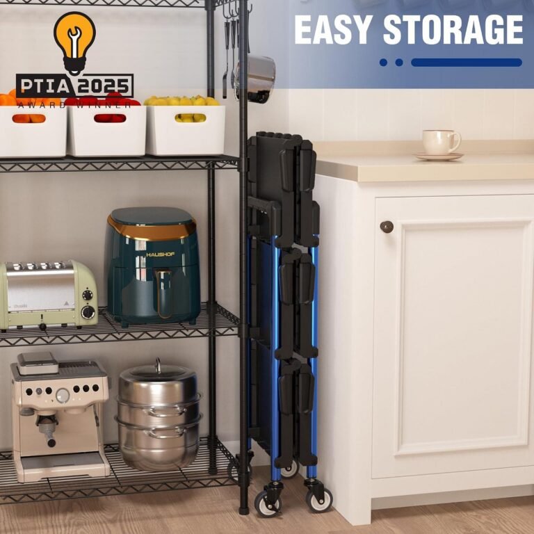 WORKPRO Utility Cart Review: Folds Flat, Hauls 210 Lbs