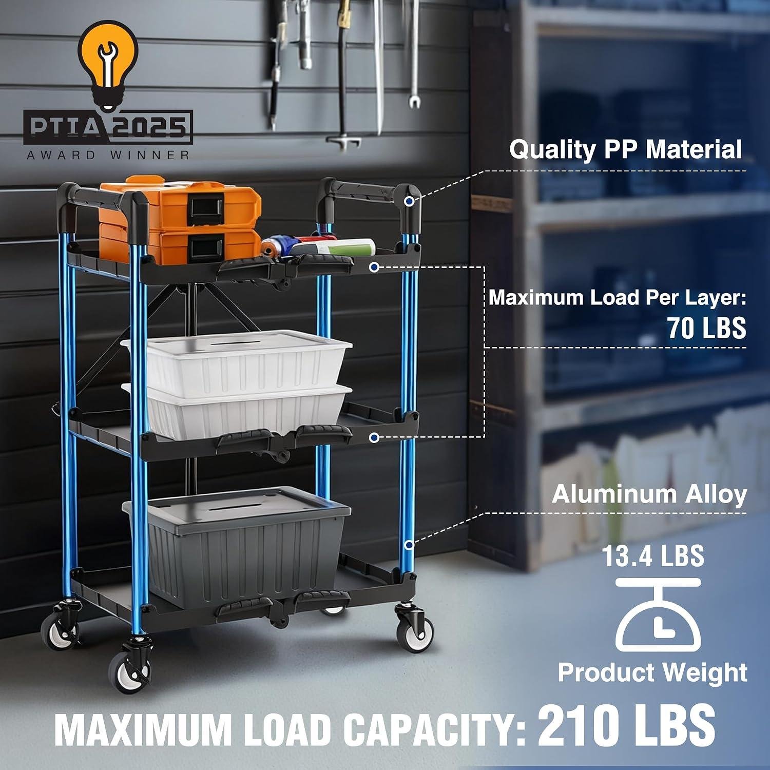 WORKPRO Utility Cart Review: Folds Flat, Hauls 210 Lbs 5 WORKPRO Utility Cart Review: Folds Flat, Hauls 210 Lbs